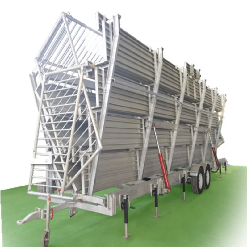 

Aluminum Portable mobile grandstand for temporary events