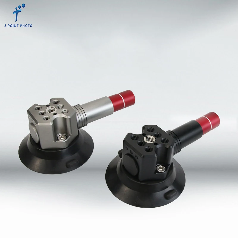 

Amazon Hot Selling Aluminum Alloy Small Hand Pump 1/4-3/8 Thread 3Inches Car Suction Cup Mount For Camera