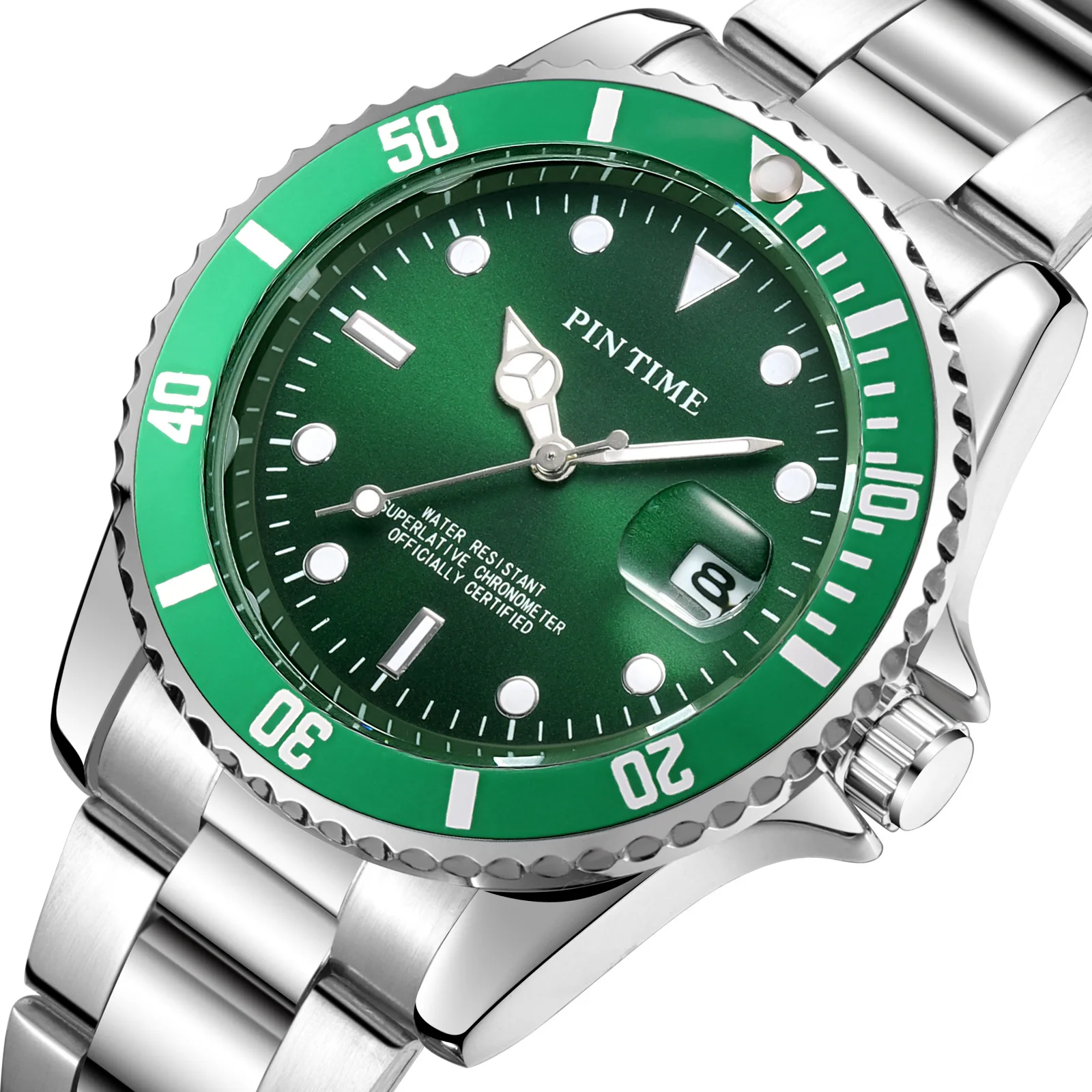 

New Mens Watches Top Luxury Brand Men Gold Watch Relogio Masculino Military Army Analog Quartz green water ghost Wristwatch