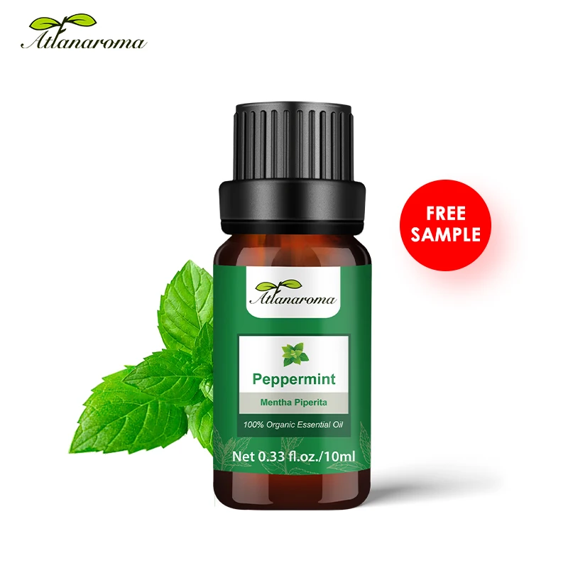 

100% Pure Plant Extract 10ml Therapeutic Grade Aromatherapy Organic Peppermint Essential Oils For Aroma Diffuser Manufacturers
