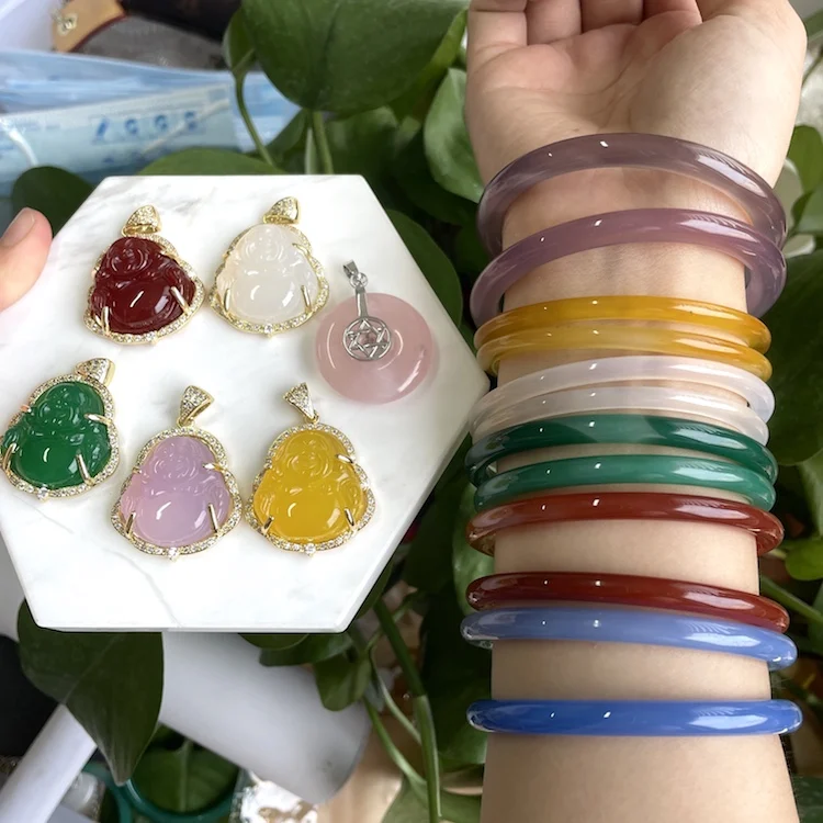 

summer jewelry 2021 bracelets and buddha pendant necklace for women jewelry sets