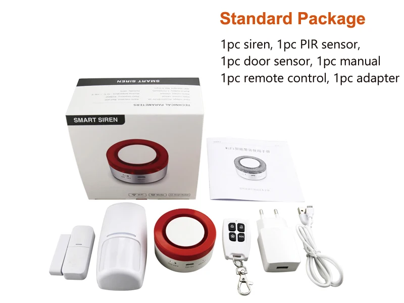 Smart Home Security System with Optional Professional Monitoring Compatible with Alexa DIY Home Security system - ANKUX.COM