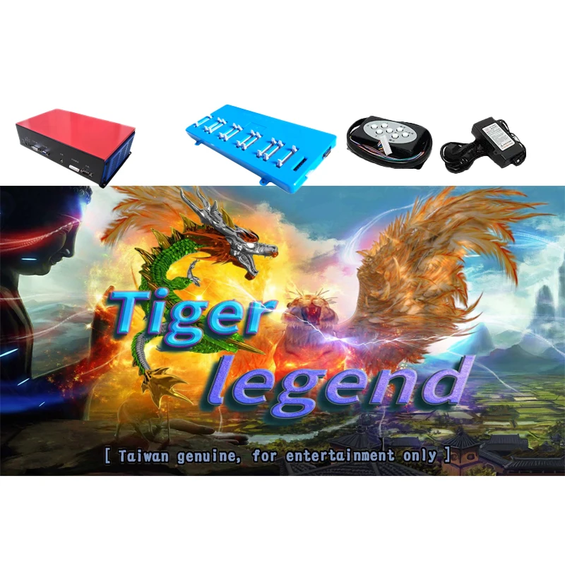 

Tiger Legend Arcade Skilled Fishing Game Machine Fishing Hunter Gambling Shooting Fish Game Board For Sale