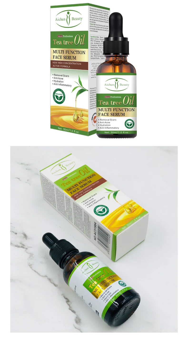Aichun Beauty  Moisturizing Whitening Tea Tree Oil Face serum For All Skin