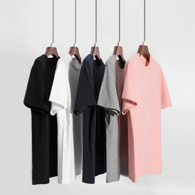 

custom design short sleeve breathable High quality 100% cotton black blank t shirts, Any color can be customed