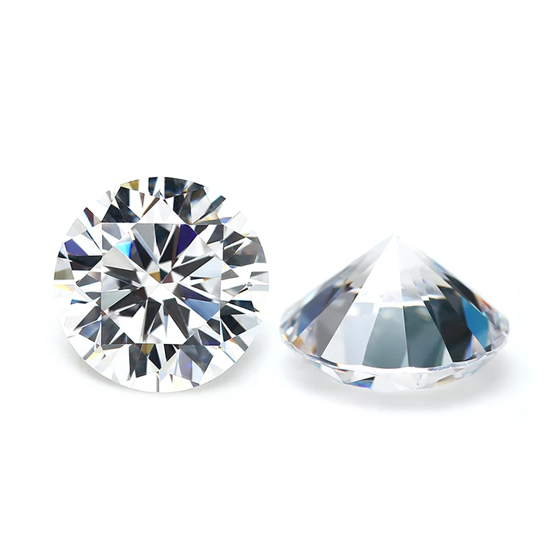 

GRA certificate D color Moissanite Diamond Round shape 3.5mm 4.5mm mossanite vvs1 per Carat gemstone for ring earring, D e f g h i j