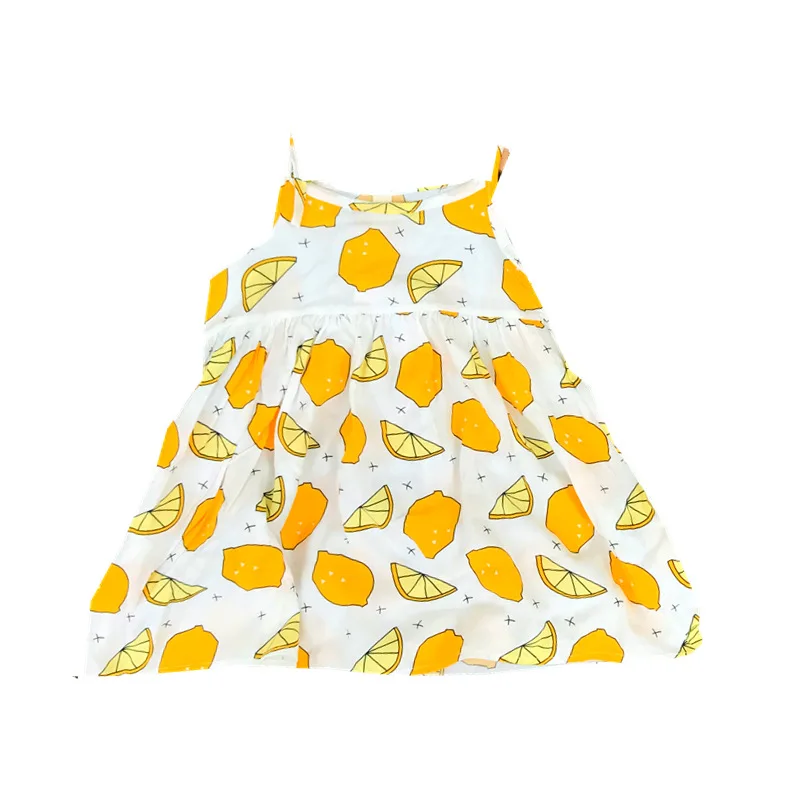 

Children Cotton Cute Summer Girls Skirt Printed Casual Clothes Sleeveless Wholesale kids girl clothes, Multicolor