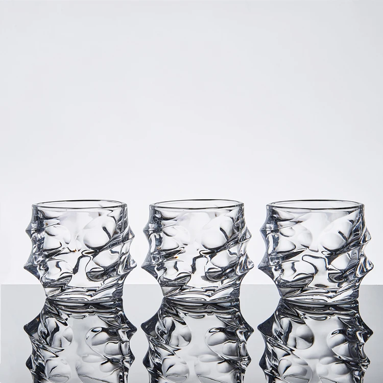 
Irregular shape whiskey / bourbon / vodka / xo glass 