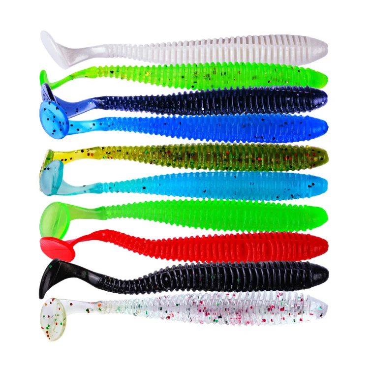 

WEIHE 2.4g 8.5cm plastic surface fishing shad lures soft bait, 10 colors