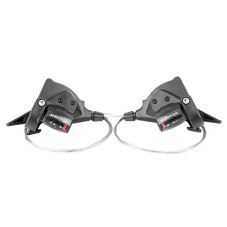 

Mountain bike 24-speed 27-speed shift finger dial 8-speed 9-speed split finger lever transmission, Black