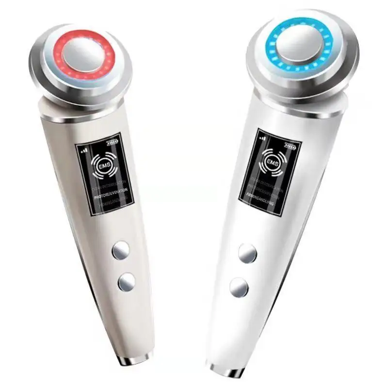 

2019 ultrasonic guide & facial beauty personal care & massage tool, White gold