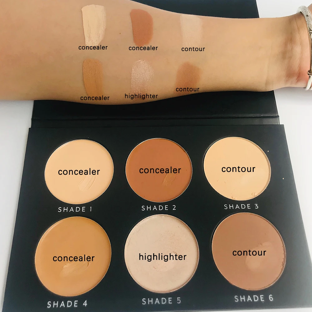 

Cream Face Foundation Private Label Contour Pallate Private Label Makeup, 9 color