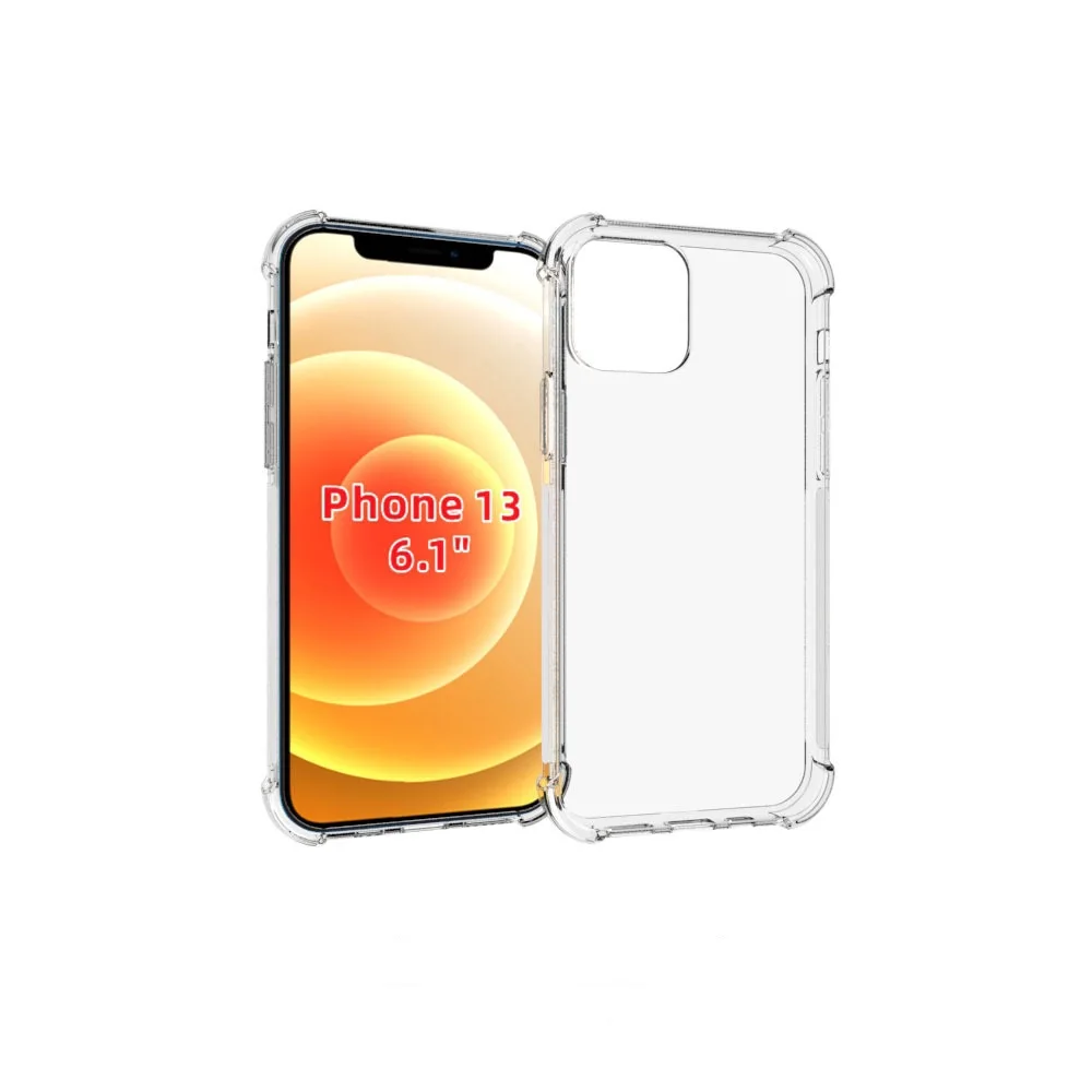 

Wholesale Luxury Transparent Clear Soft TPU Silicone Back Cover For iPhone 13 Case