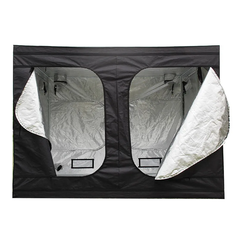 

300x300x200 cm Large Size Waterproof Eco-friend Steel Indoor Complete Lighthouse High Quality Grow Tents for Plants, Black