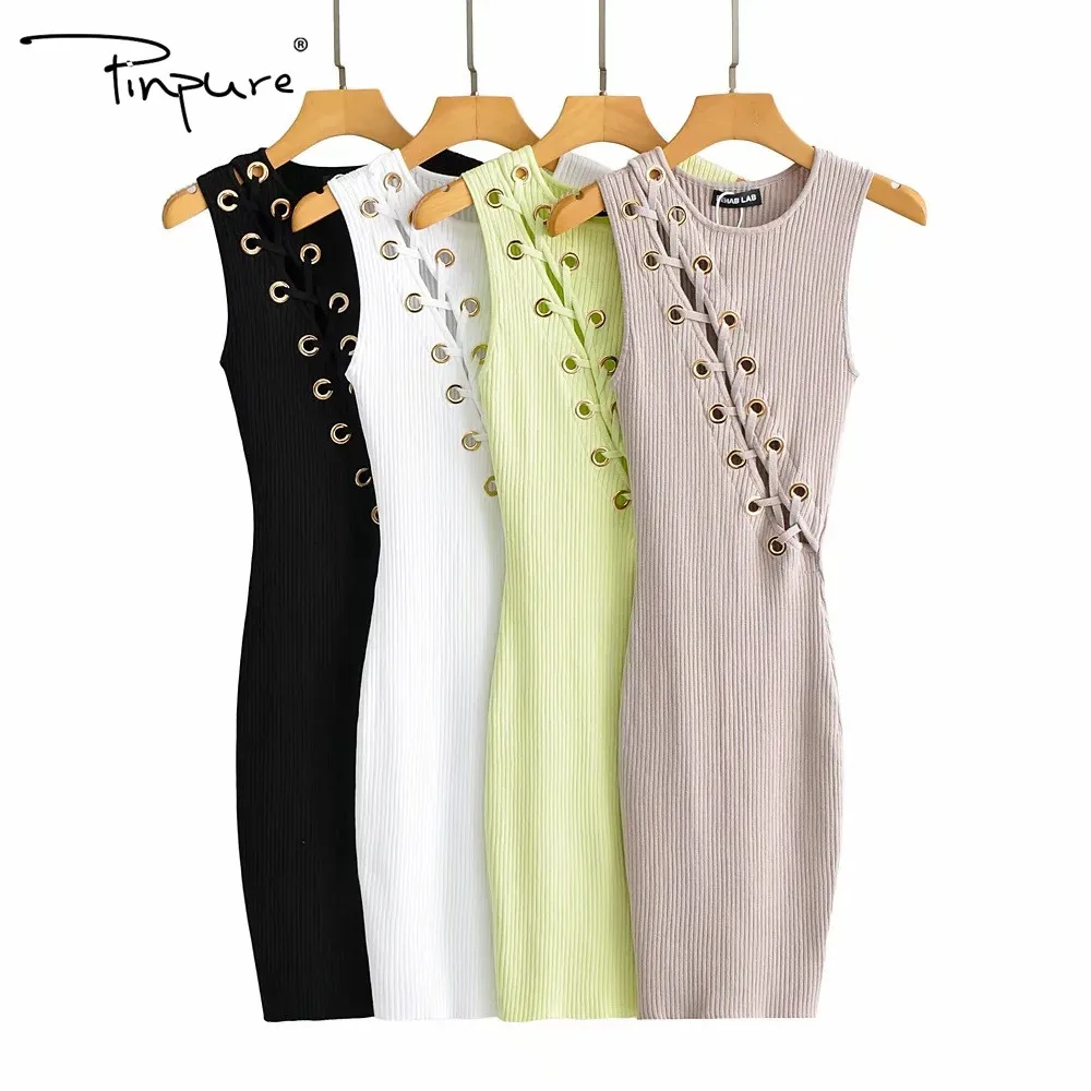 

R40028S new arrival sexy strap bandage see through pure color women's dress, As picture