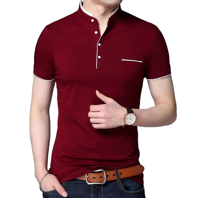 

Wholesale fashion summer casual cotton polo t shirt for men