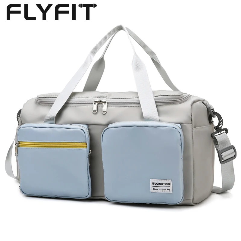 

FLYFIT Unisex Gym Workout Waterproof Gym Bags With Shoe Compartment Sports Duffle For Men Womens Custom Gym Bag, Multi color