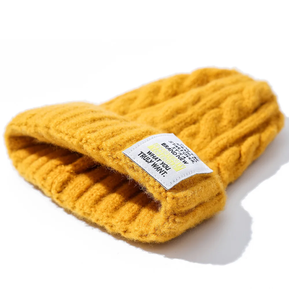 

Baby Kids Knitted Knit Slouch Toddler Custom Beanie Hat