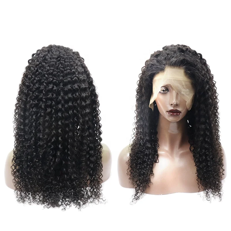 

Cheap Price 50% Discount Natural Color 250% Density French Medium 22 Inch Deep Curly Hair Wigs