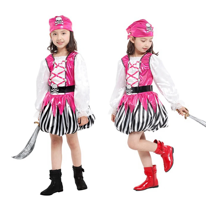 

Pirate dress polyester material female costume cosplay suit cosplay girls paw patrol verkleedkleding pirates ninja costume