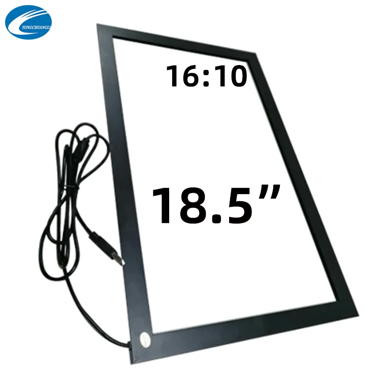 

China Factory sales 18.5" 10 points Multi touch IR touch screen frame with Glass