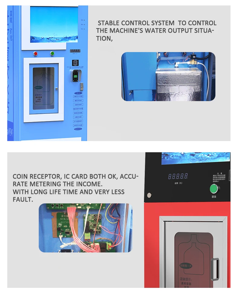 Coin Operated Ro Reverse Osmosis Vending Machines For Sale Purified ...