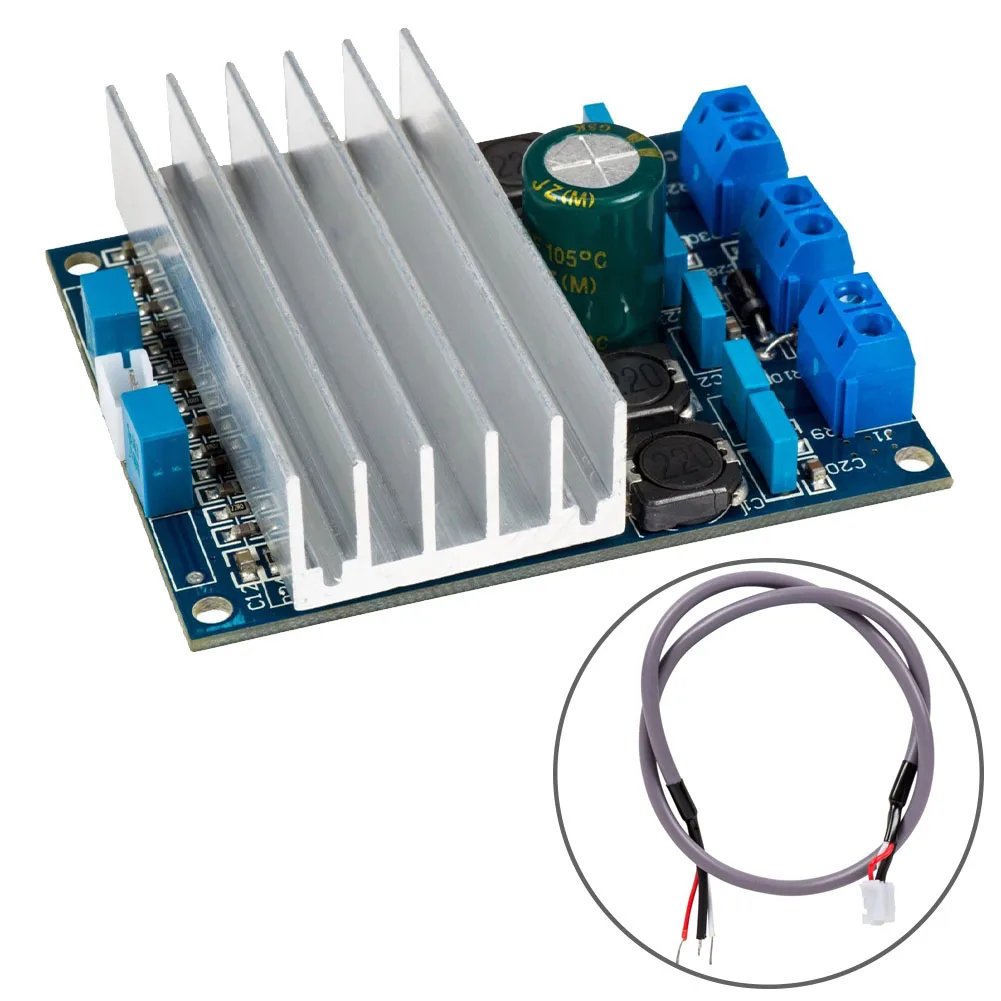 

TDA7492 Module Audio Stable Home 2 X 50W DIY Digital Amplifier Board Mini High Power D Class Radiator