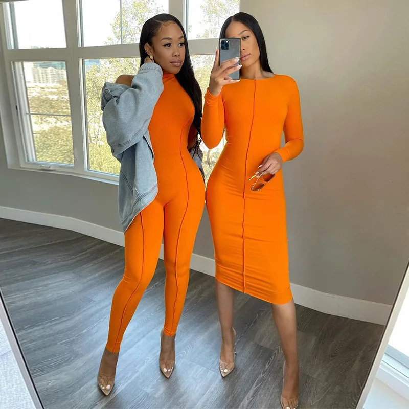 

rib knitted color match jumpsuit summer fashion 2021 hot sale ribbed sexy women black bodycon jumpsuit for woman, Picture shows