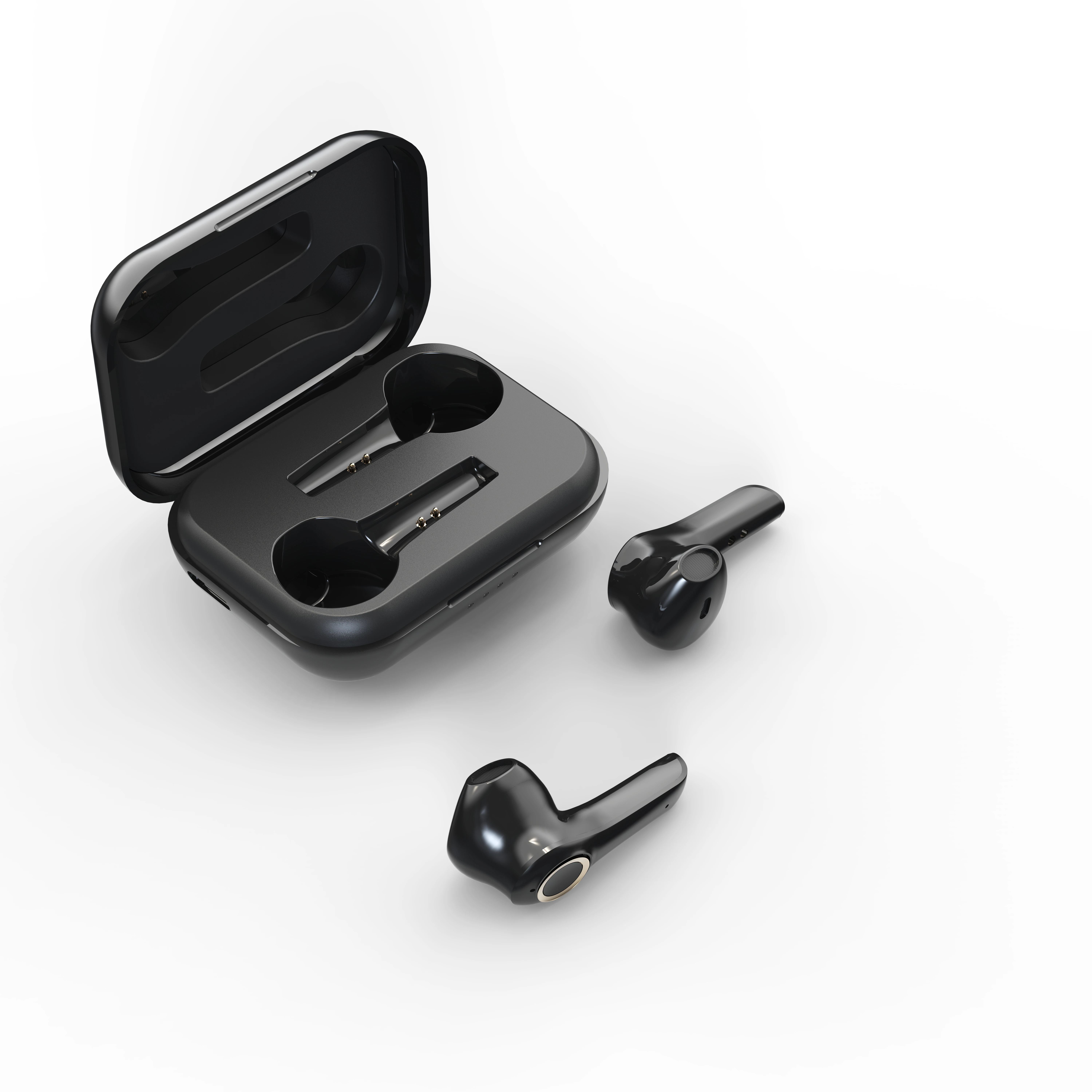 

Customized Logo Earphones Made In China f9TWS With Type-C Charging case Wireless Mini Earphone & Headphone, 4 colors
