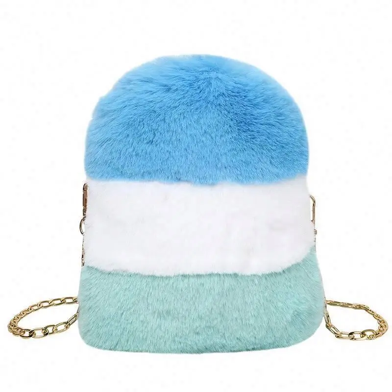 

2021 Wholesale Messenger Bag Mobile Phone Bag Women's Chain Shoulder Bag Plush