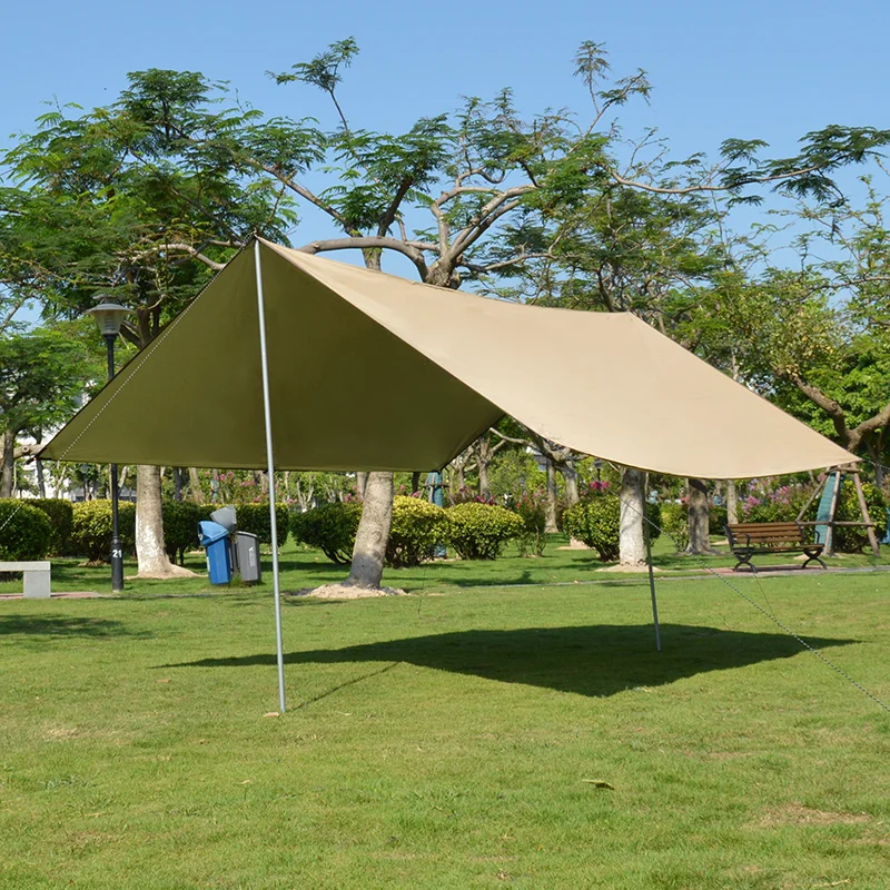 

3*5 m Kachi Skylight Shelter with 210D Silver Oxford Cloth factory outlet, Khaki