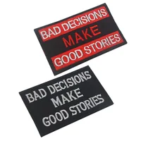 

Private Custom Embroidered Badge Flag Embroidery Patch Back With Hook And Loop