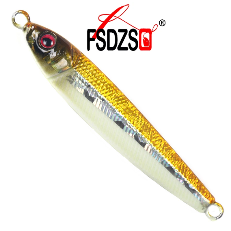 

Hot Sale 80g Luminous Metal Lead Hard Mold Slow Pitch Jigging Fishing Lures