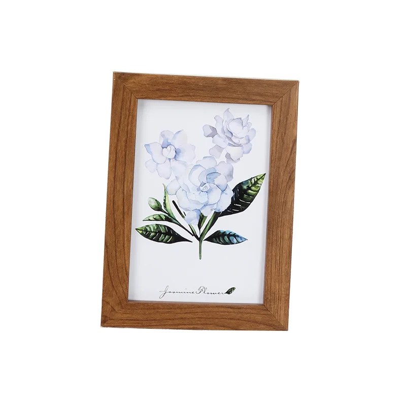 

Simple wooden photo frame table 5 "6" 7 "8" 10 inch A4 frame hang a wall to wall studio frame wholesale Source factory