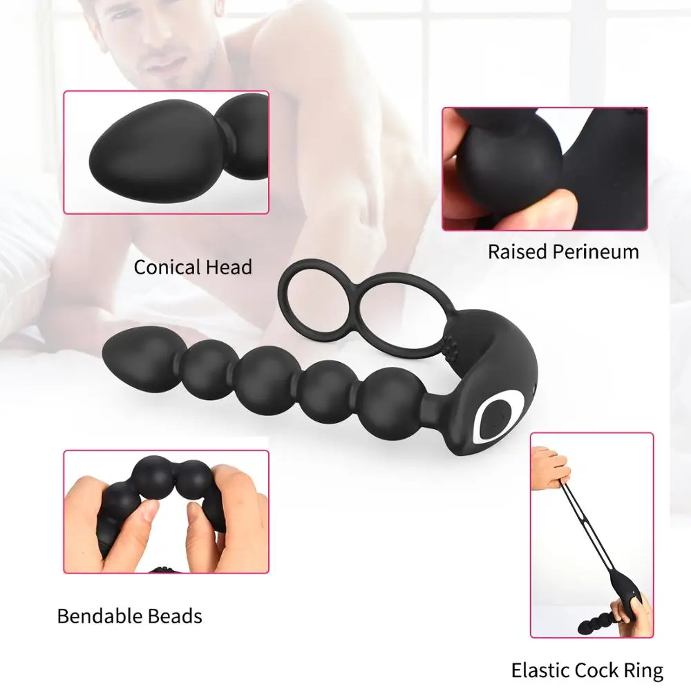 
Prostate Massager Anal Stimulator for Men 
