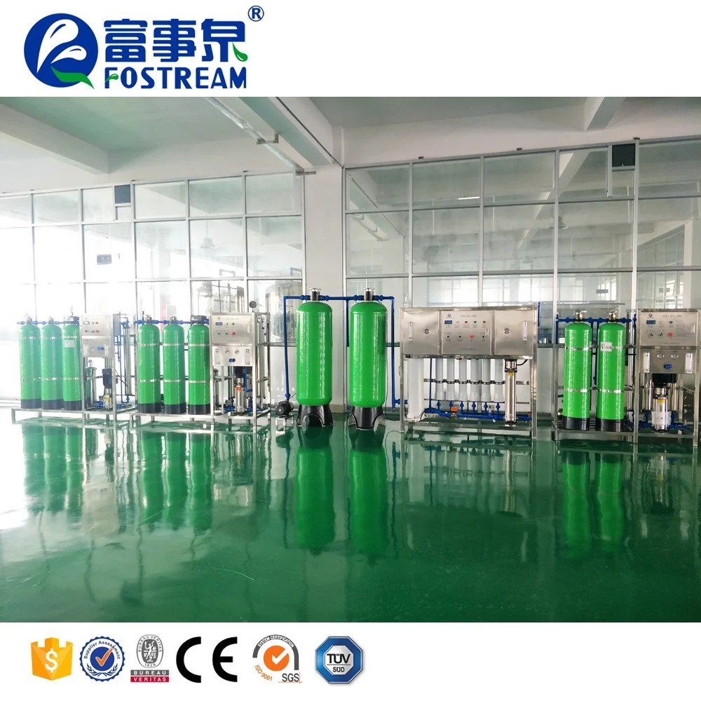 
Fostream 500LPH 1000L 2000 LPH 3000L 5000lh 6000 liter 10000 L Per Hour UV Ozone RO Plant Reverse Osmosis Water Treatment System 