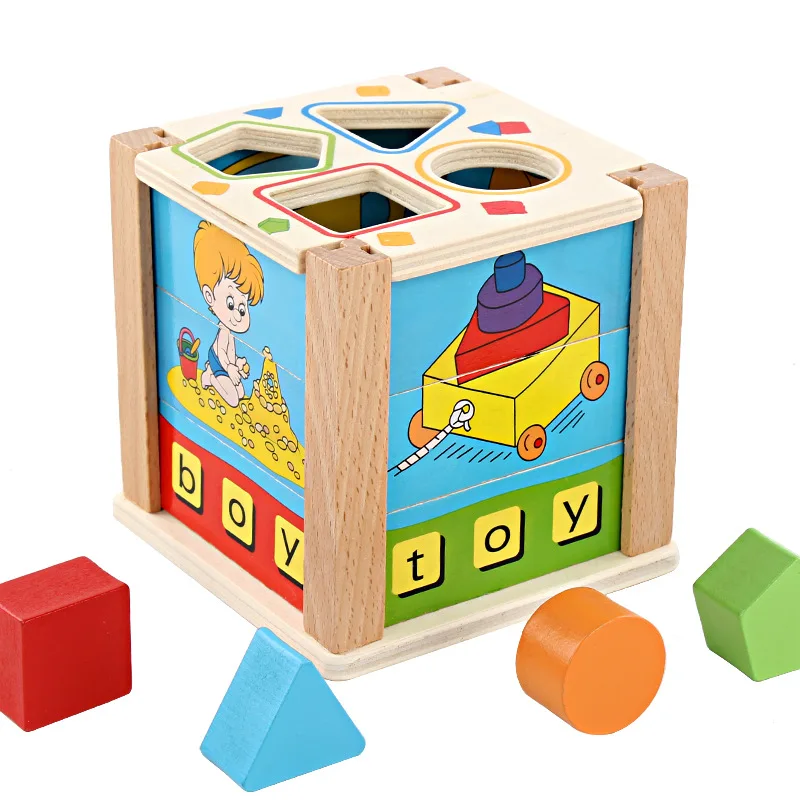 

Factory hot sales style wooden shape puzzle wooden education toy educational toys for kids