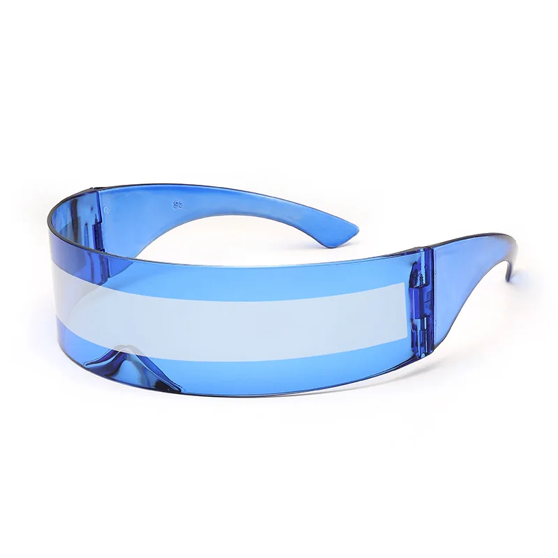 

Fashion Transparent Blue Sunglasses China Factory Wholesale Prom Party Glasses