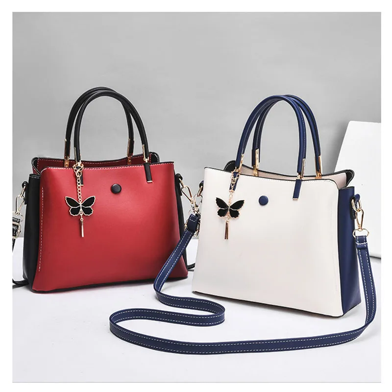 

Wholesale fashion designer women bags Pu leather tote shoulder ladies hand bag handbags 2022