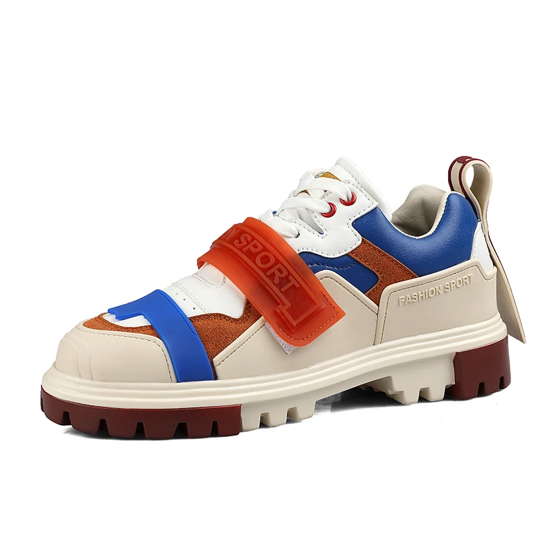 

Fashion trend sports increasing shoes board shoes, White/black/khaki