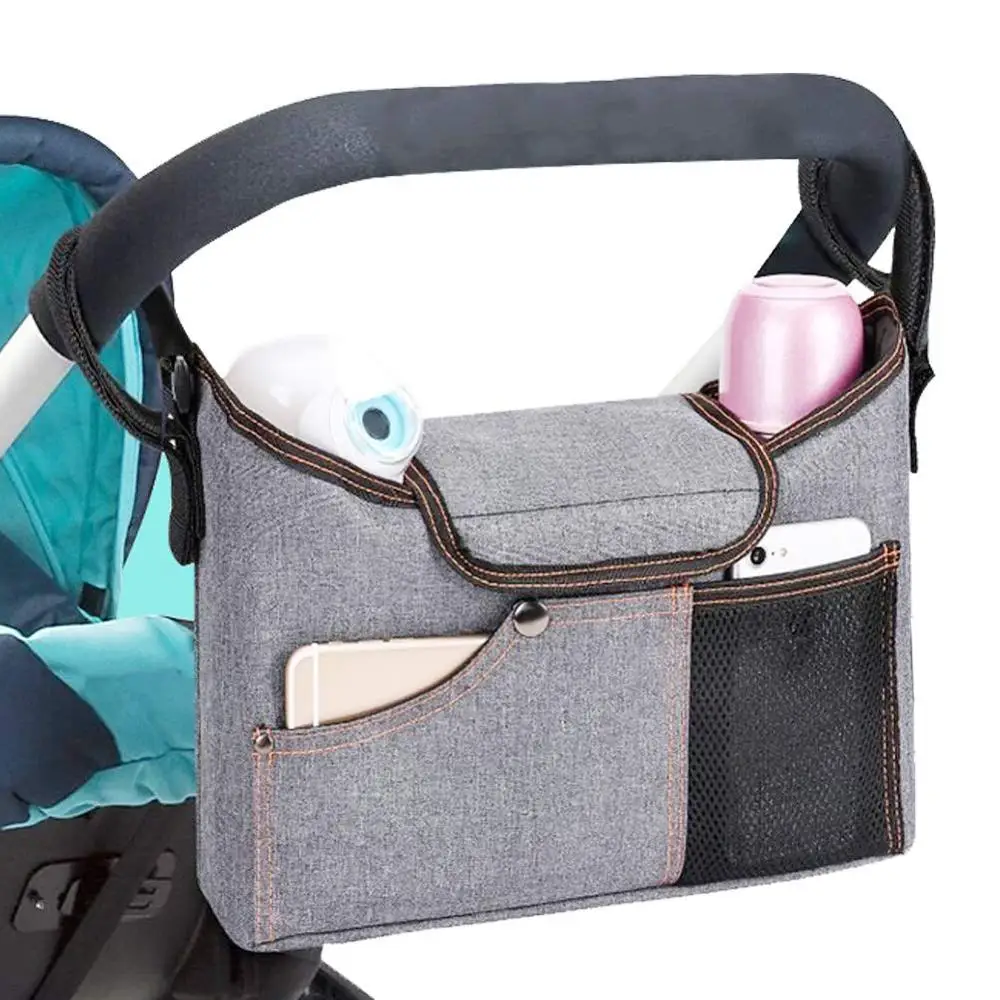 

Manufacture New Design Mummy Bag Baby Stroller organizer, Gray , customized color is available