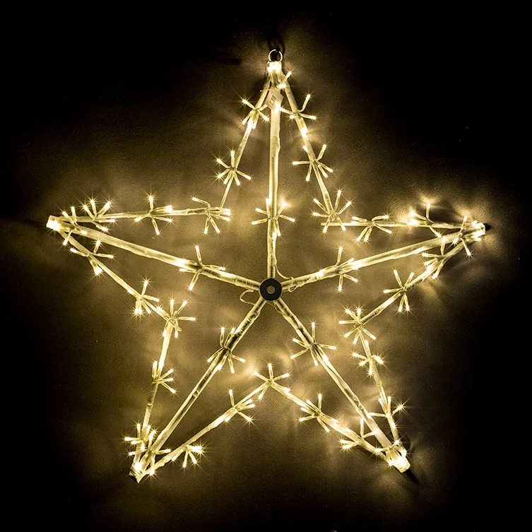 Newish 24V 6W Christmas Decoration Metal Frame Twinkle Star Led Night Light
