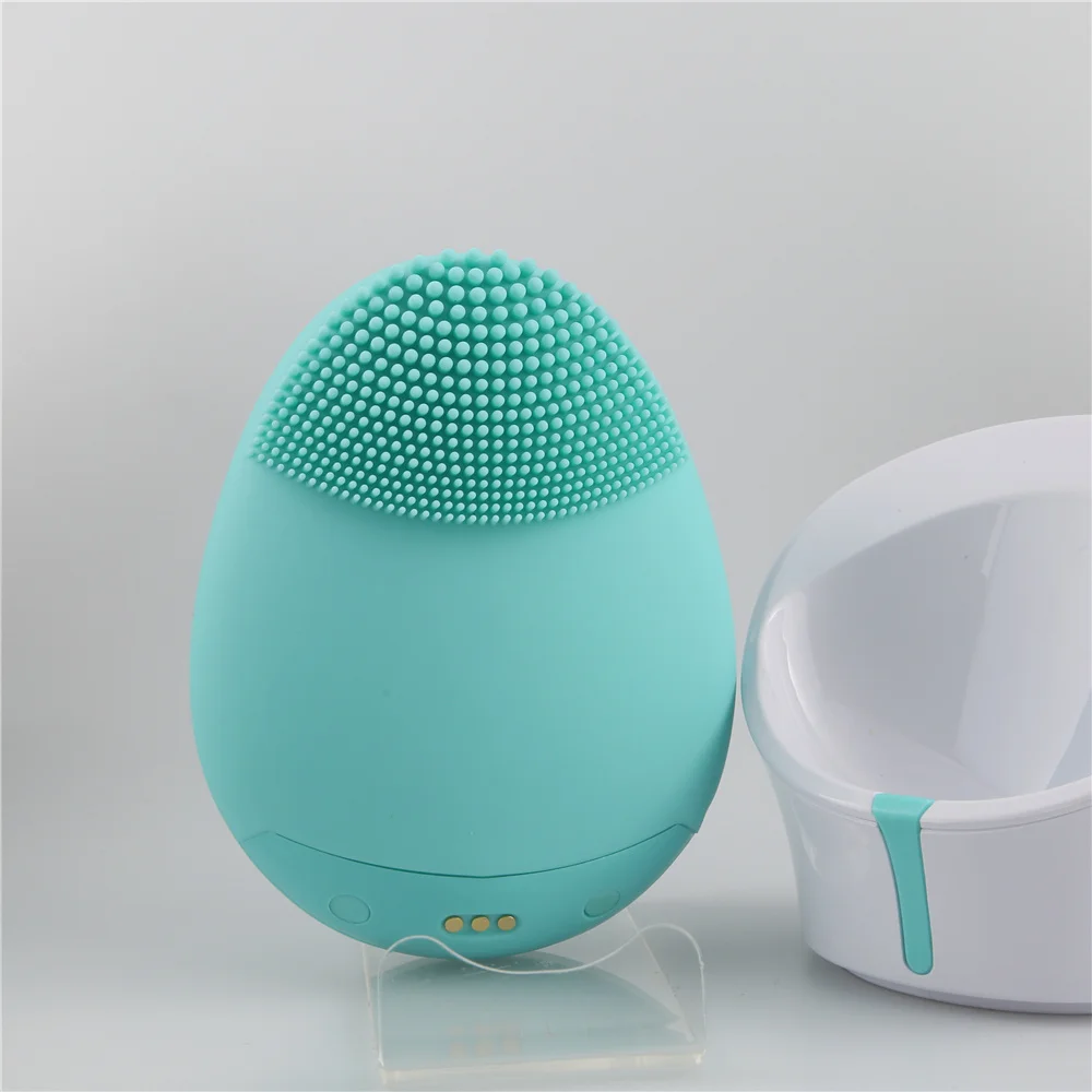 

2-in-1 Beauty Instrument Electric Wa Facial Massager Battery Body Cleansing Brush