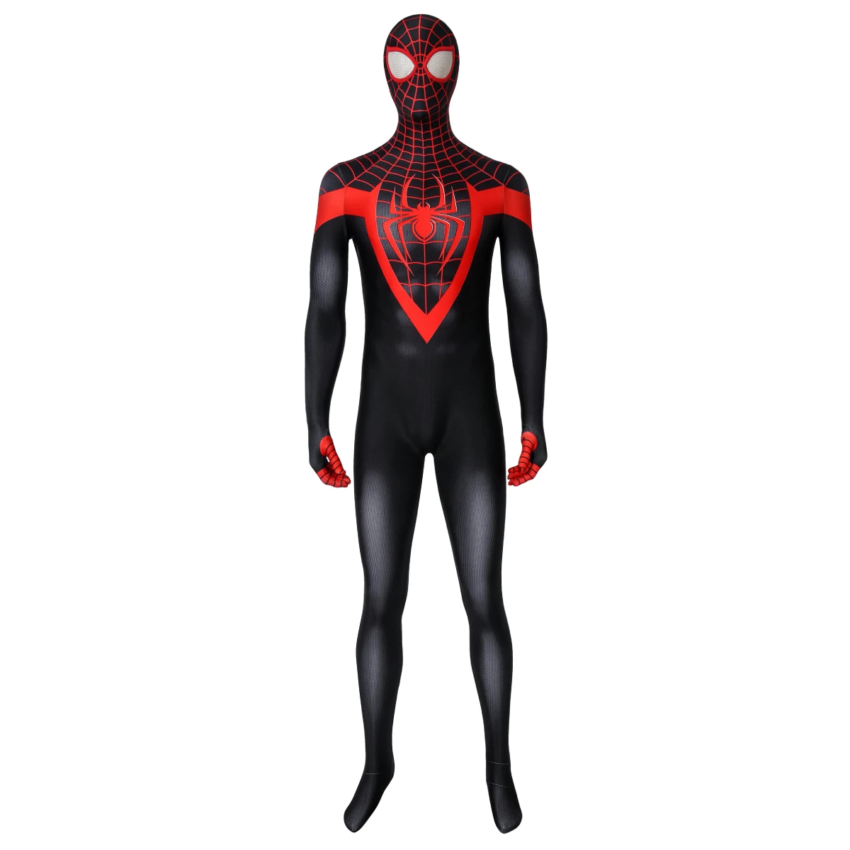 

Ultimate Spider-Man Miles Morales Super Hero Cosplay Costume Adult Cosplay Costume Set J19013CB, Photo