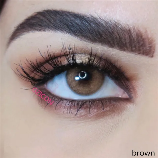 

Good quality super natural Foggy brown colored eye contacts lenses hot selling wholesale color contact lens
