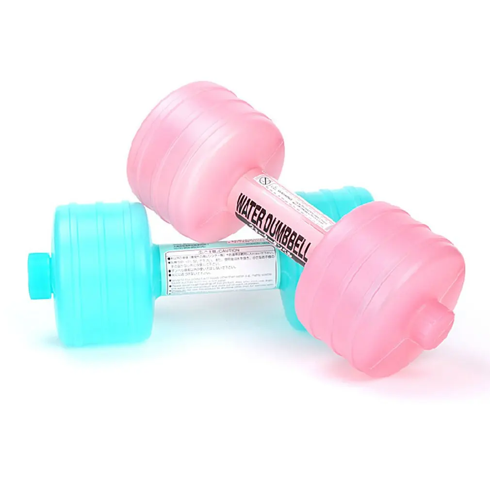 

Body Building Water Dumbbell Weight Dumbbells Fitness Gym Equipment Yoga For Training Sport Plastic Bottle Exercise, Pink;green
