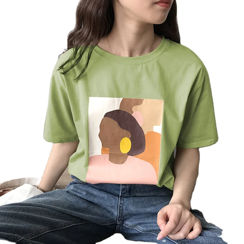 

Toppies summer character t-shirts fashion girls tops short sleeve printing t-shirts