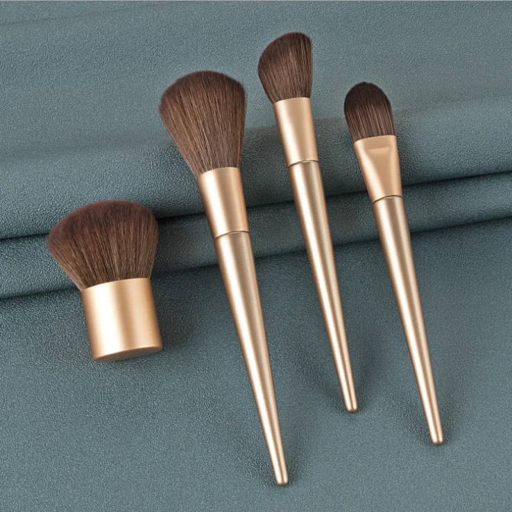 

4pcs soft touch safe makeup set professional make up brushes, Customized color