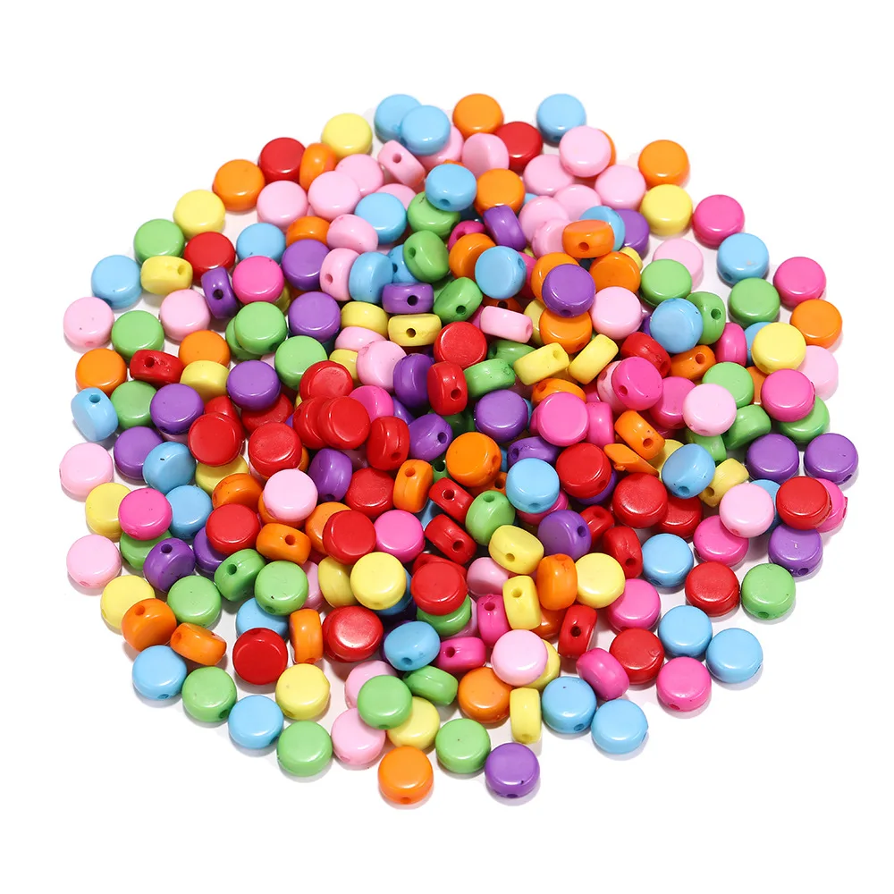 

Hobbyworker Multi Color Acrylic Beads for Necklace Jewelry Making Craft