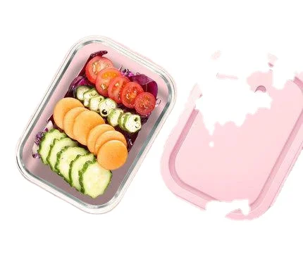 

Amazon Best Selling 2021 Bento Custom Lunch Boxes Takeaway Box Food Container Meal Prep Containers High Borosilicate Glass